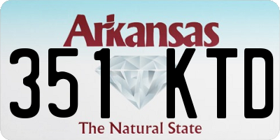 AR license plate 351KTD