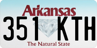 AR license plate 351KTH