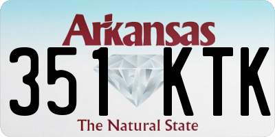 AR license plate 351KTK