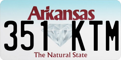 AR license plate 351KTM