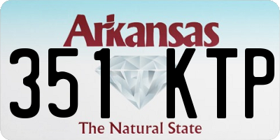 AR license plate 351KTP