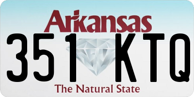 AR license plate 351KTQ