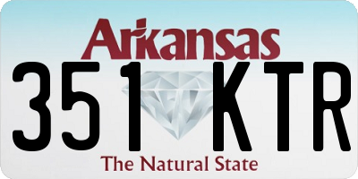 AR license plate 351KTR
