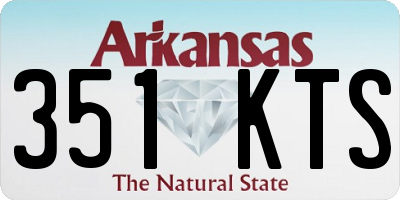 AR license plate 351KTS
