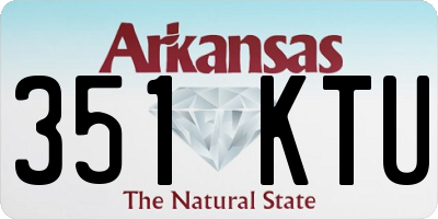 AR license plate 351KTU