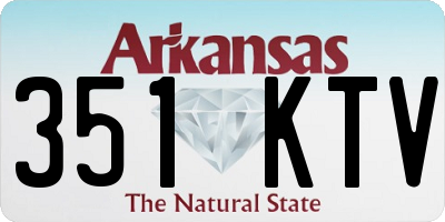 AR license plate 351KTV