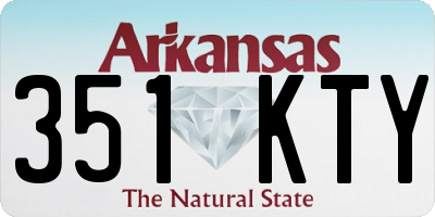 AR license plate 351KTY