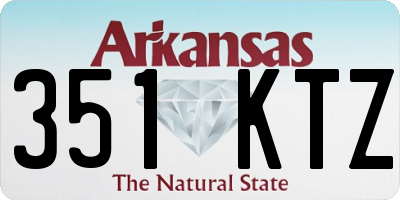 AR license plate 351KTZ