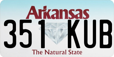 AR license plate 351KUB