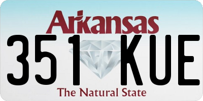 AR license plate 351KUE