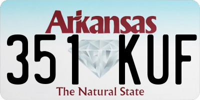 AR license plate 351KUF