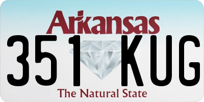 AR license plate 351KUG