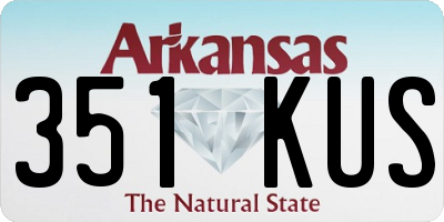 AR license plate 351KUS