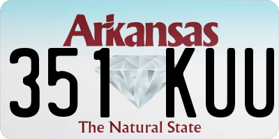AR license plate 351KUU