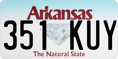 AR license plate 351KUY