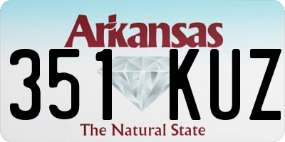 AR license plate 351KUZ