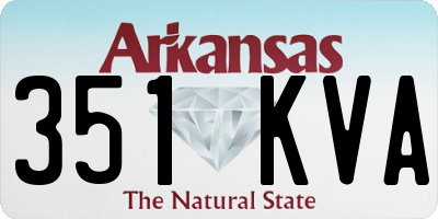 AR license plate 351KVA