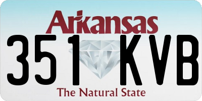 AR license plate 351KVB
