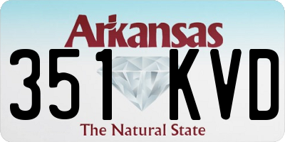 AR license plate 351KVD