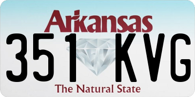 AR license plate 351KVG