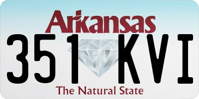 AR license plate 351KVI