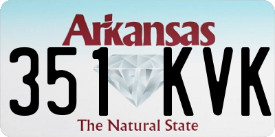 AR license plate 351KVK