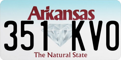 AR license plate 351KVO