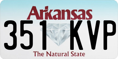 AR license plate 351KVP