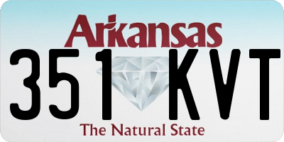 AR license plate 351KVT