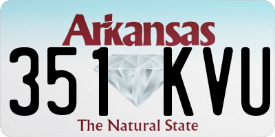 AR license plate 351KVU