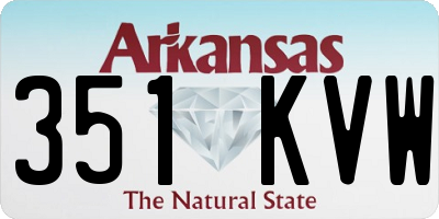 AR license plate 351KVW