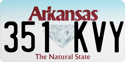 AR license plate 351KVY