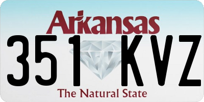 AR license plate 351KVZ