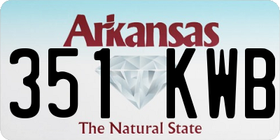 AR license plate 351KWB