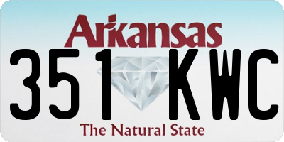 AR license plate 351KWC