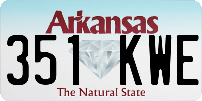 AR license plate 351KWE