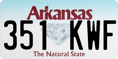 AR license plate 351KWF