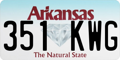 AR license plate 351KWG