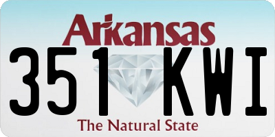 AR license plate 351KWI
