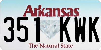 AR license plate 351KWK