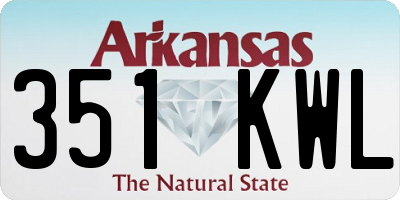 AR license plate 351KWL