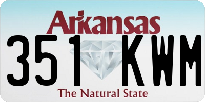 AR license plate 351KWM