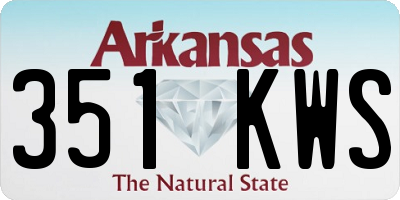 AR license plate 351KWS