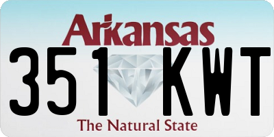 AR license plate 351KWT