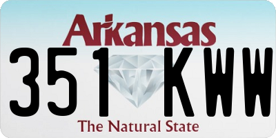 AR license plate 351KWW