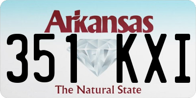 AR license plate 351KXI