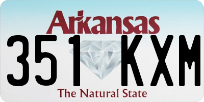 AR license plate 351KXM