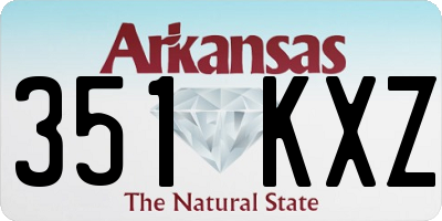 AR license plate 351KXZ