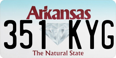 AR license plate 351KYG