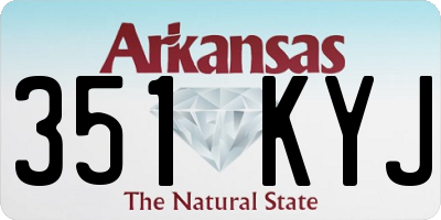 AR license plate 351KYJ